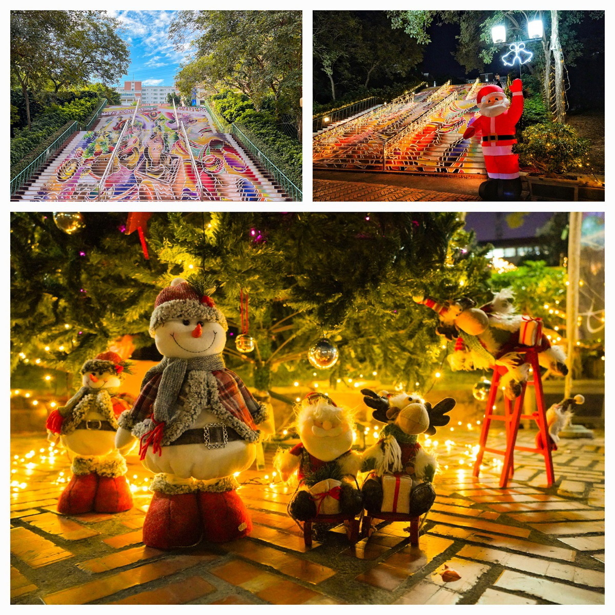 113 | 大學校園絕美耶誕布置，朝陽科技大學限定圖片