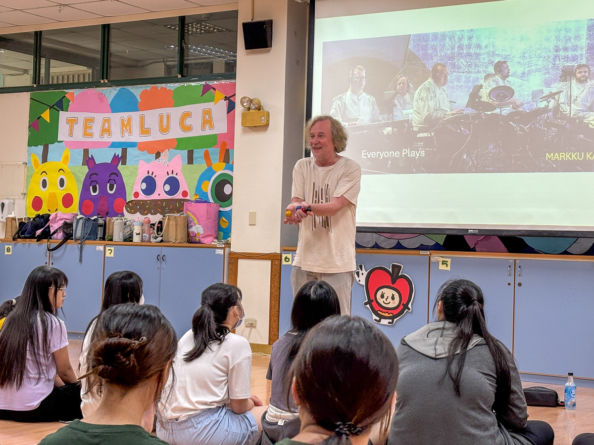114 | 朝陽科技大學邀請芬蘭音樂教育權威，新式教學吸引高中職共學圖片